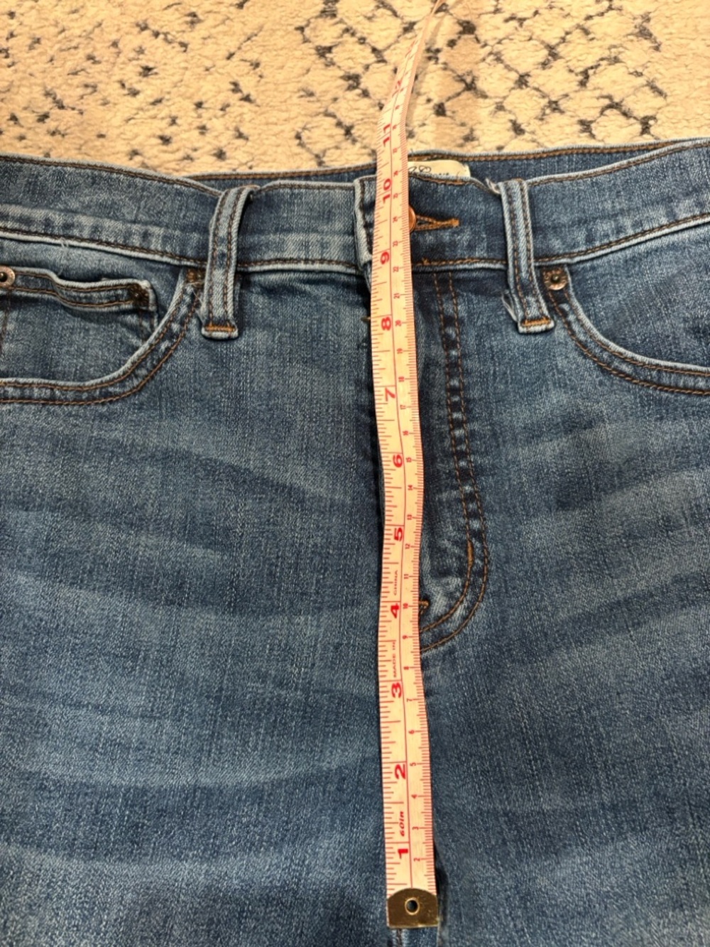 J. Crew straight raw hem high rise jeans - Picture 7 of 9